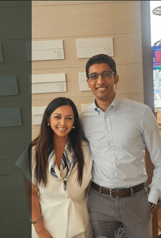 Arushi Sharma Frank with Varun Sivaram, founder and CEO of Emerald AI