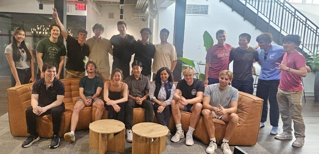 Arushi Sharma Frank with the Powertown team